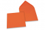 Envelopes de cartões de felicitações coloridos - Cor de laranja, 155 x 155 mm | Envelopesonline.pt