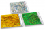  Envelopes coloridos de folha metalizada holográfico | Envelopesonline.pt