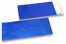 Envelopes coloridos de película metalizada mate - Azul escuro 110 x 220 mm | Envelopesonline.pt