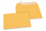 Envelopes de papel coloridos - Amarelo dourado, 114 x 162 mm  | Envelopesonline.pt