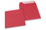 Envelopes de papel coloridos - Vermelho, 160 x 160 mm | Envelopesonline.pt