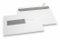 Envelopes com janela, branco, 162 x 229 mm (C5), janela à esquerda 40 x 110 mm, posição da janela 20 mm do esquerda e 72 mm do baixo, 90 gramas, fecho autocolante, peso unit. aprox. 7 g. | Envelopesonline.pt