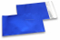 Envelopes coloridos de película metalizada mate - Azul escuro 114 x 162 mm | Envelopesonline.pt