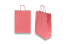 Sacos de papel com alças torcidas - vermelho veludo, 260 x 120 x 350 mm, 90 gr | Envelopesonline.pt