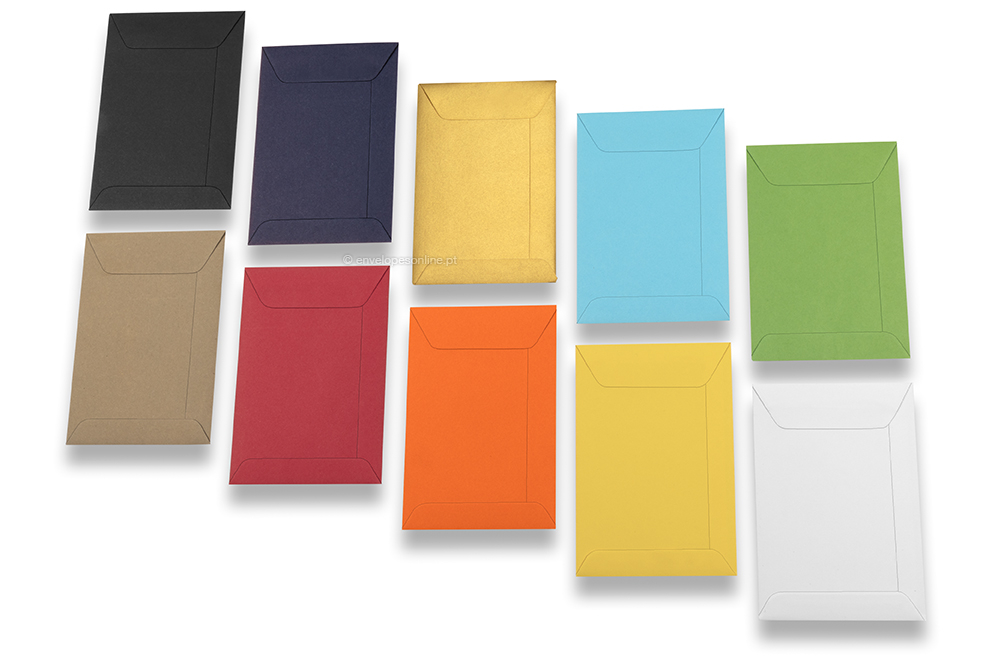 Envelopes bolsa coloridos