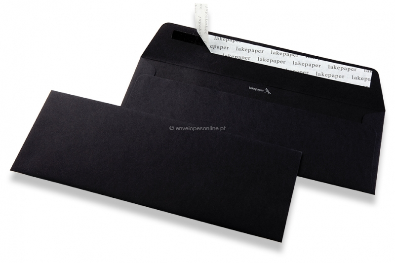 Envelopes The Kiss, Gmund Lakepaper - preto: Cabelo