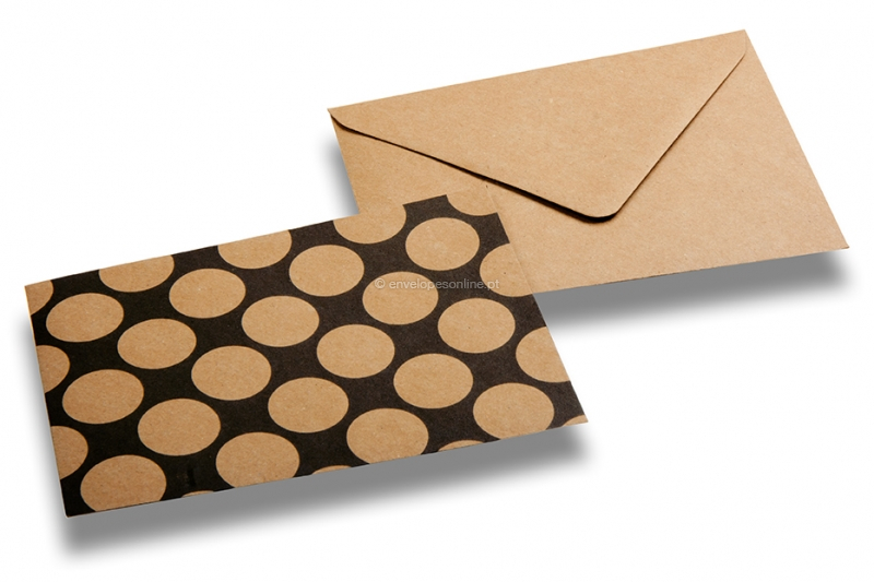 Envelopes Kraft decorativos - bolas