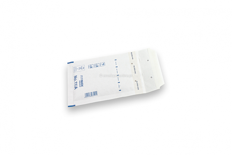 Envelopes de papel de bolhas brancos (80 g/m²) - 100 x 165 mm