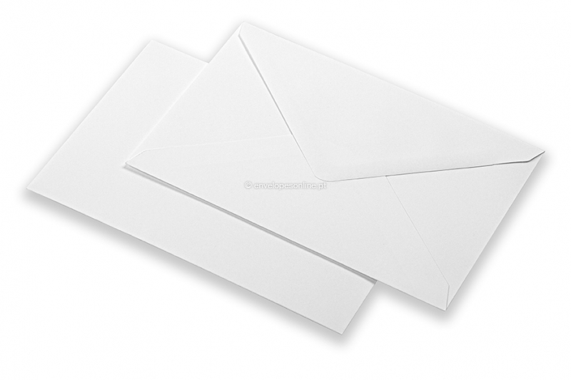 Envelopes de cartões de felicitações, branco