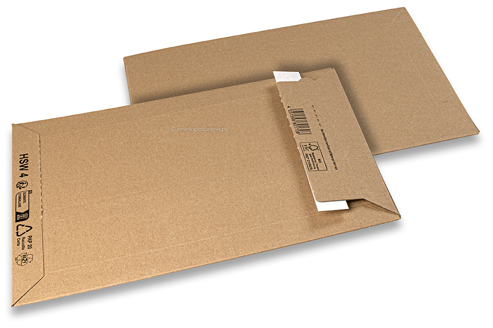 Envelope de expedição de cartão ondulado - 240 x 340 mm