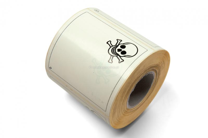 Etiquetas para aviso - Substâncias tóxicas