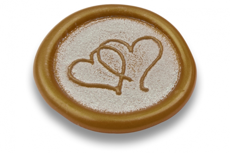 Selos de cera - Corações