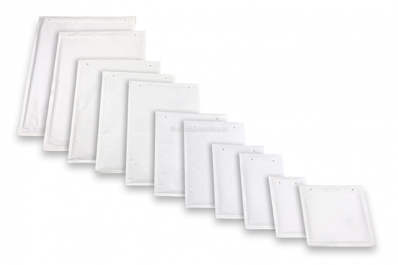 Envelopes de papel de bolhas brancos (80 g/m²) - frente, compilação