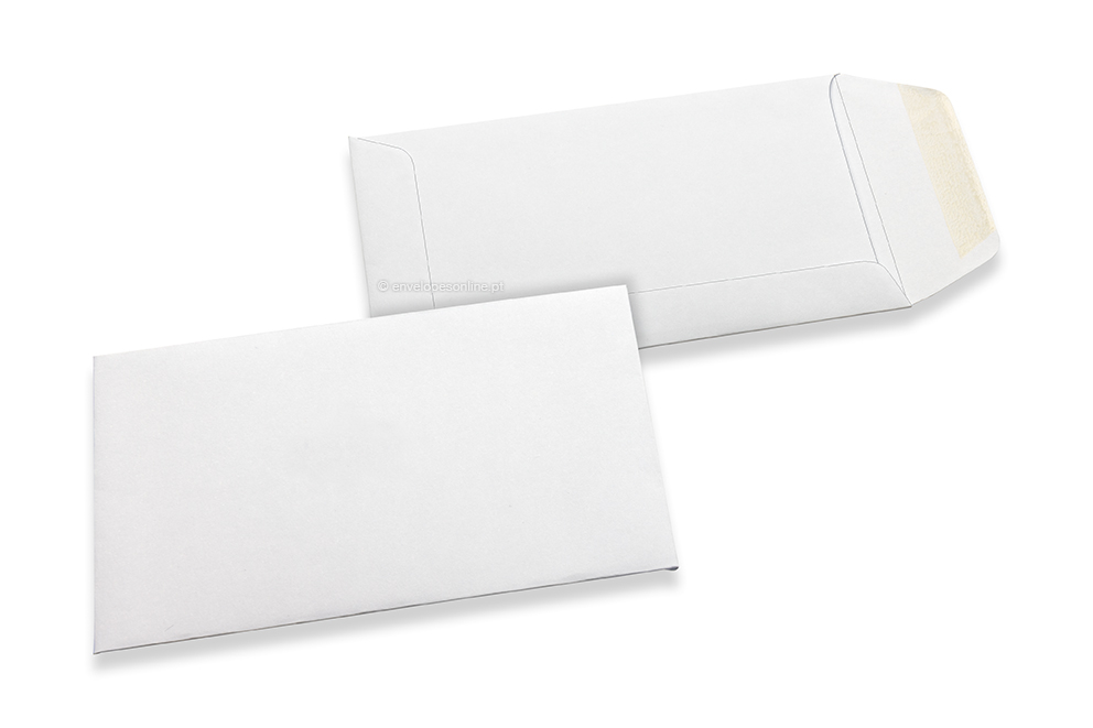 Envelopes de bolso coloridos - branco, 65 x 105 mm