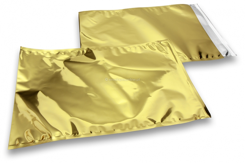 Envelopes de folha metalizada coloridos - Dourado 229 x 324 mm