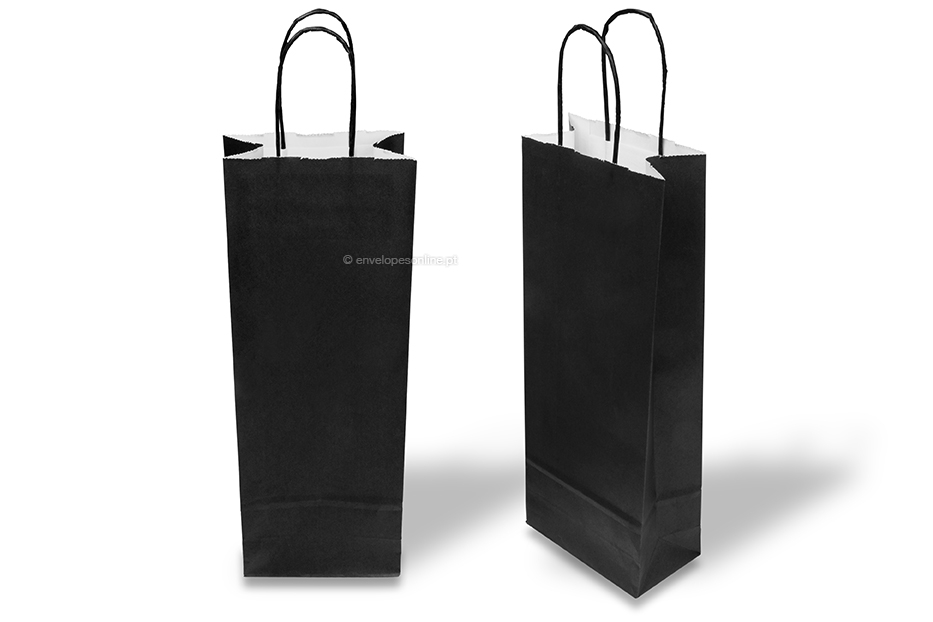 Sacos para garrafas de vinho - preto