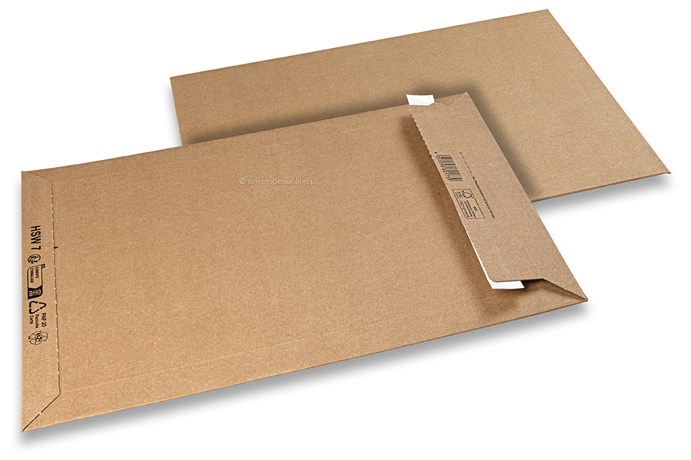 Envelope de expedição de cartão ondulado - 320 x 460 mm