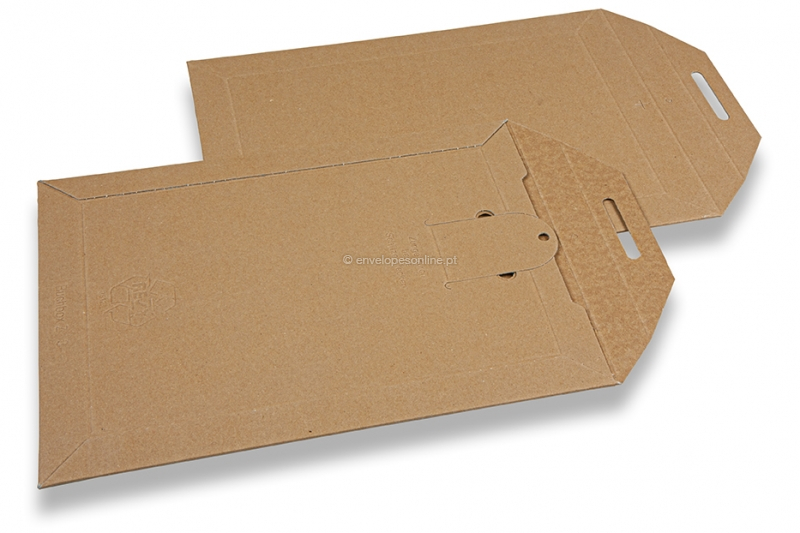 Envelope de cartão com fecho reutilizável - 238 x 316 mm