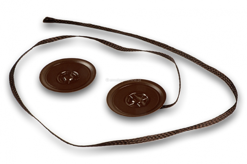 Fecho com corda e arruela - 1 conjunto