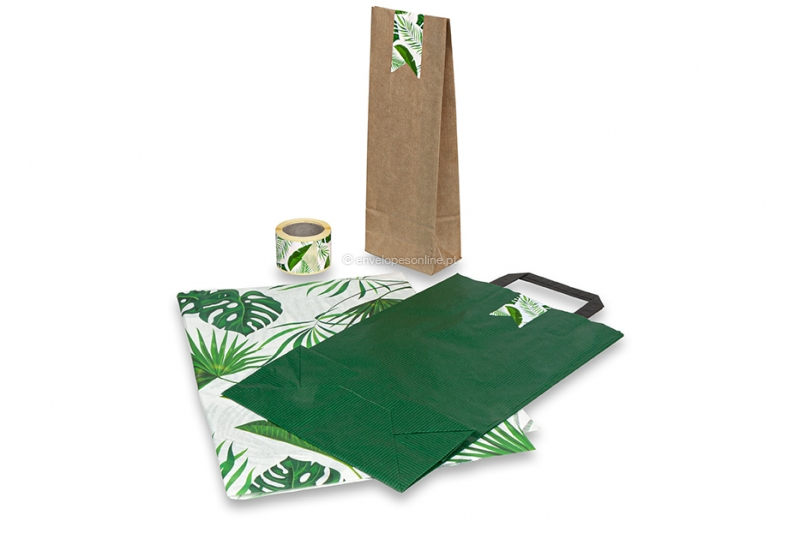 Selos impressos alongados - selva