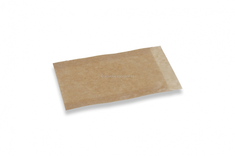 Envelopes de papel glassine castanho - 85 x 132 mm