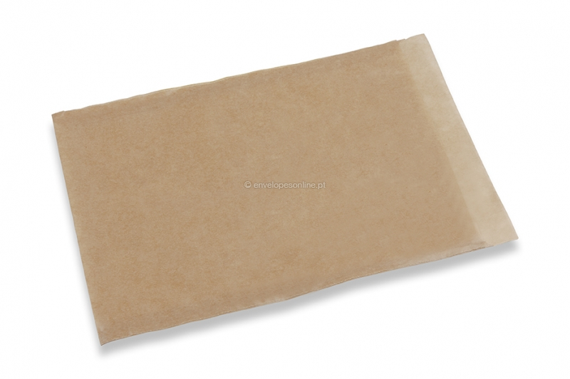 Envelopes de papel glassine castanho - 165 x 215 mm