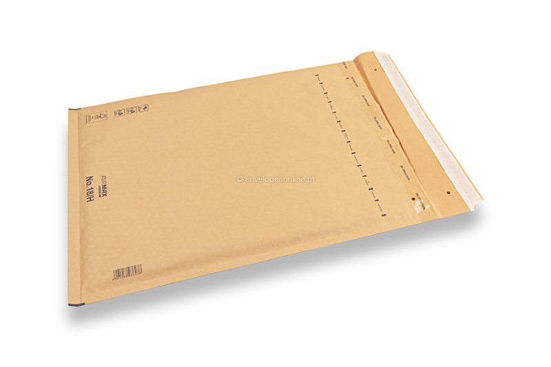 Envelopes de bolhas castanhos (80 g/m²) - 270 x 360 mm (H18)