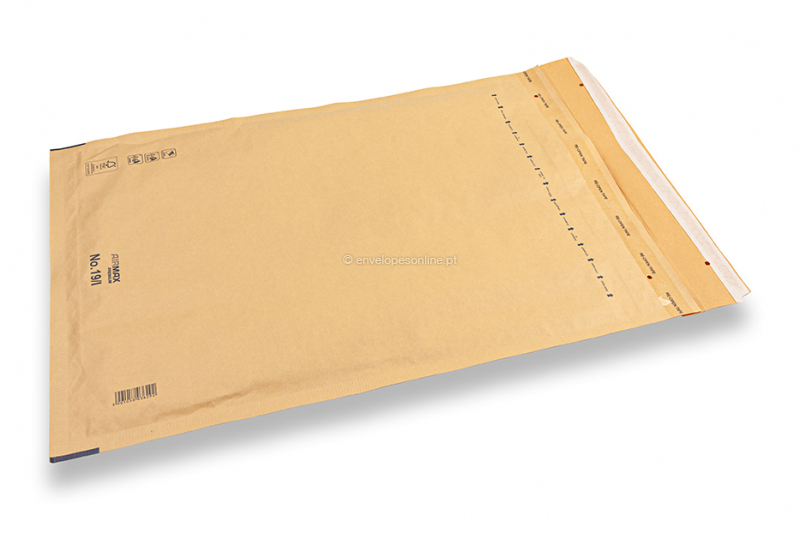 Envelopes de bolhas castanhos (80 g/m²) - 300 x 430 mm (I19)