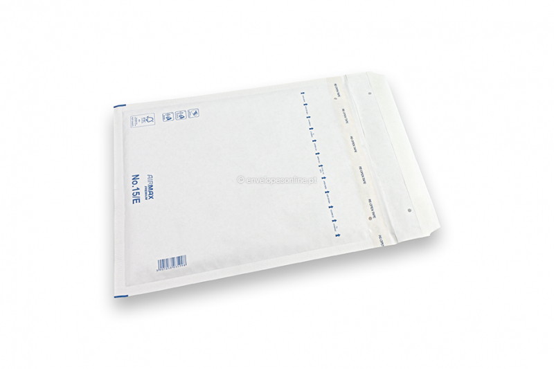 Envelopes de papel de bolhas brancos (80 g/m²) - 220 x 265 mm