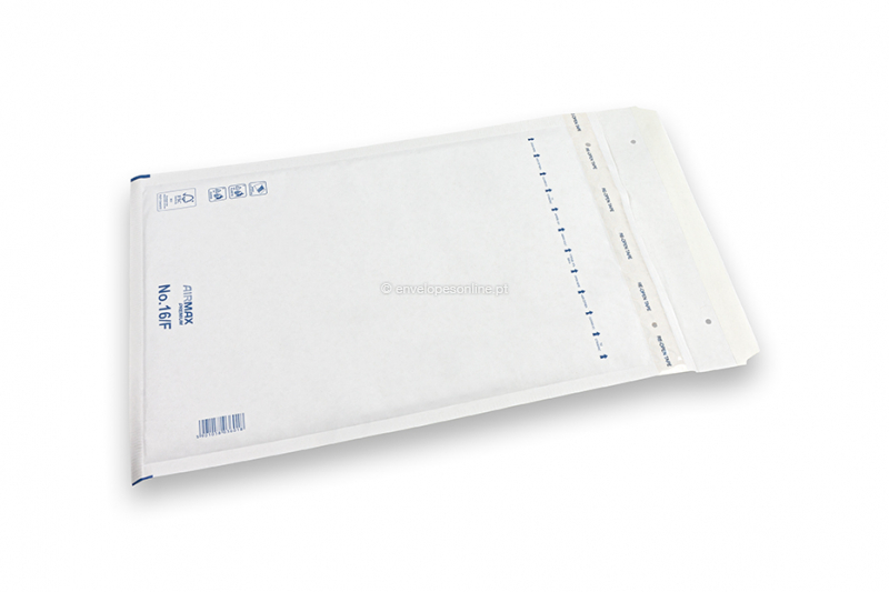Envelopes de papel de bolhas brancos (80 g/m²) - 220 x 340 mm