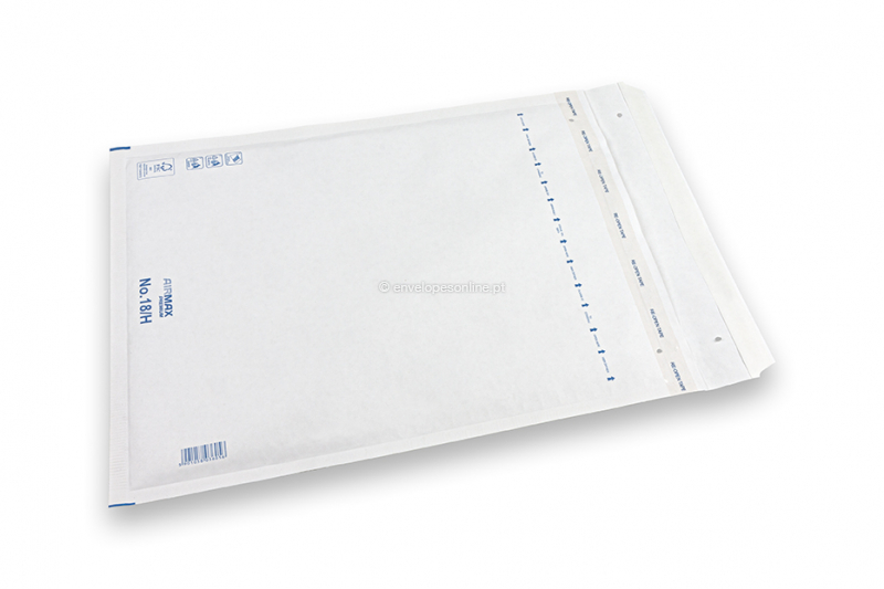 Envelopes de papel de bolhas brancos (80 g/m²) - 270 x 360 mm