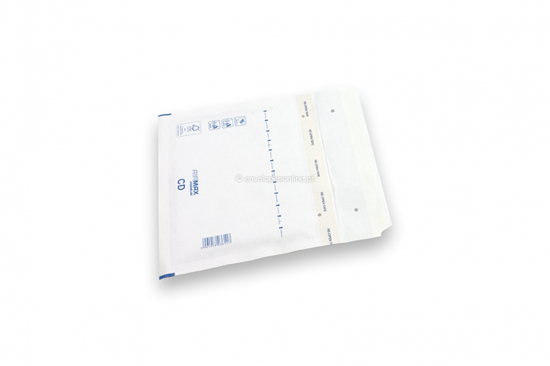 Envelopes de papel de bolhas brancos (80 g/m²) - 170 x 160 mm