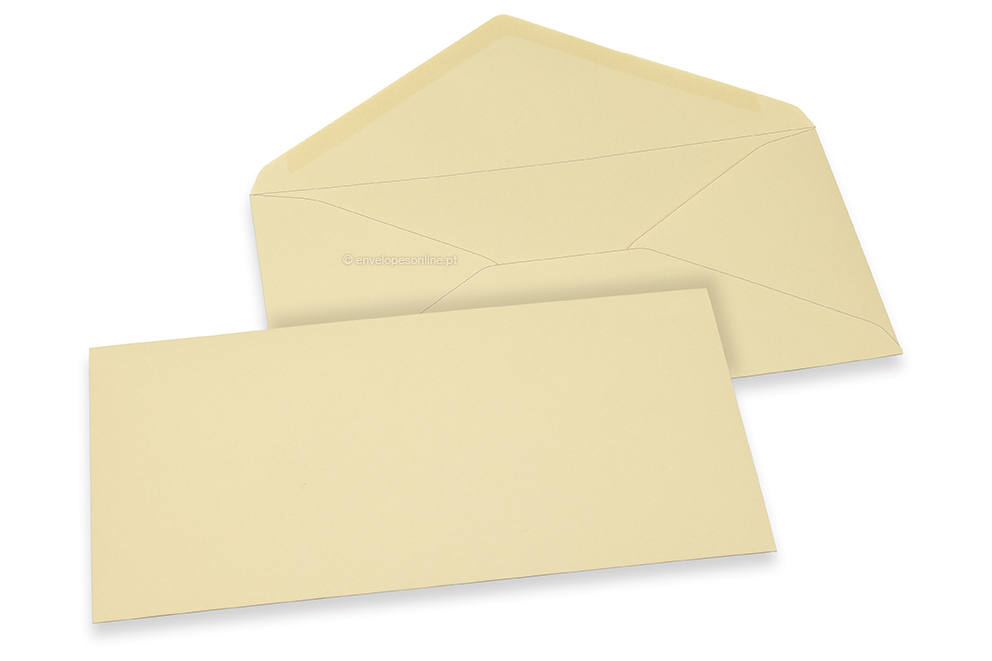  Envelopes de cartões de felicitações coloridos - Camelo, 110 x 220 mm