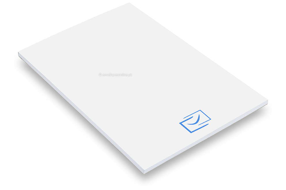 Blocos de notas impressos - 210 x 297 mm mm, sem capa