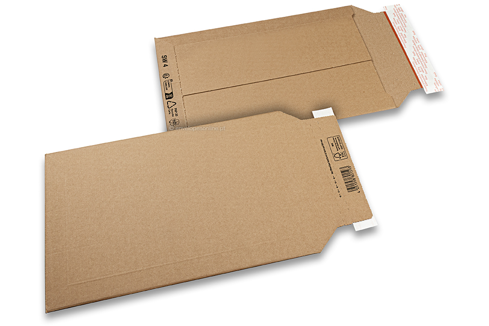 Envelopes de cartão ondulado - 245 x 345 mm, SW4